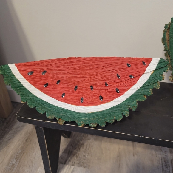 Hand Made Large Watermelon & Small Watermelon - Picture 2 of 7